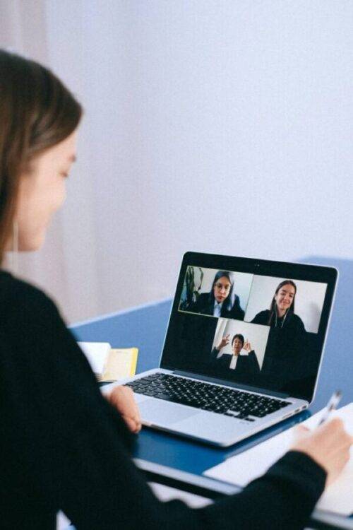 Zoom video meeting