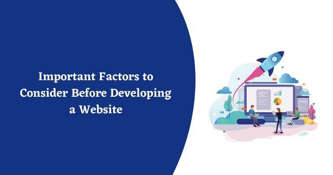 factors to develop a website