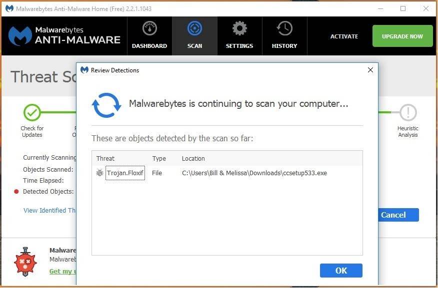 ccleaner malware issue