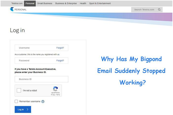 Bigpond Email Suddenly Stopped Working