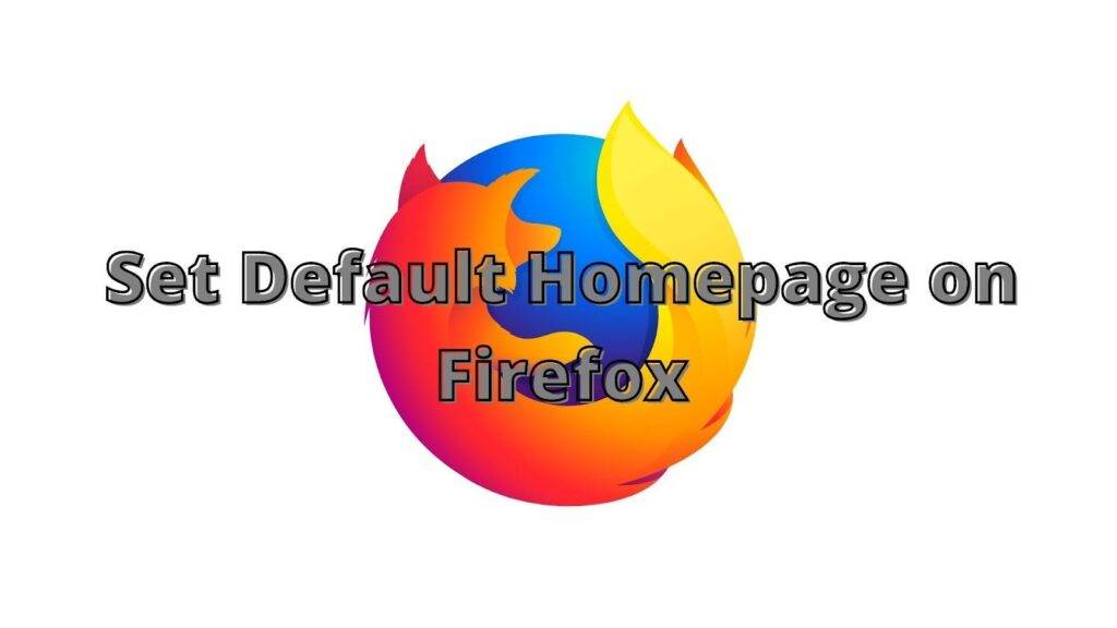  homepage on Firefox