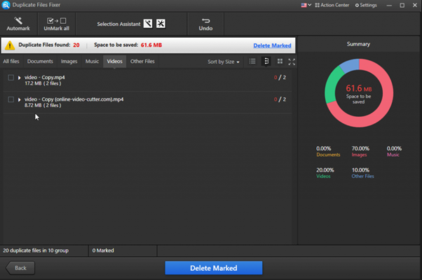 Manage & Delete Duplicate Videos