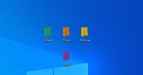 Customizing icons in Windows 10