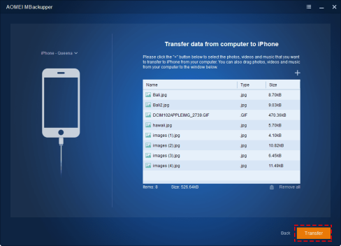Transfer Data from iPhone to iPhone