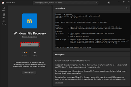 Retrieve Deleted Files from SD Card Using CMD