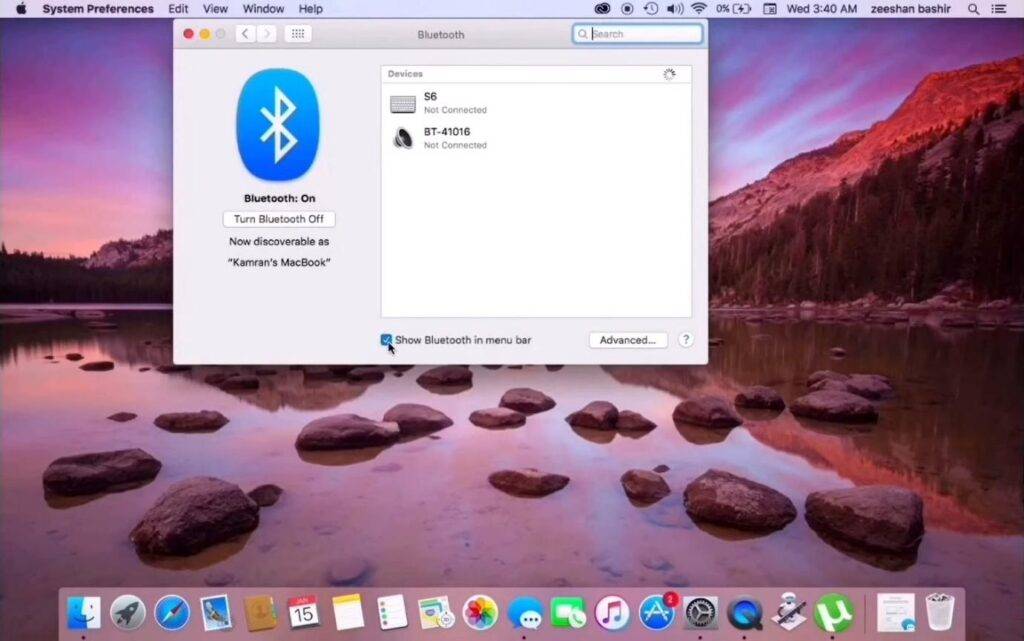 Turn on Bluetooth on Your Mac