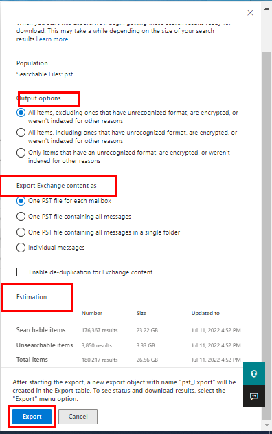 Content Search Panel