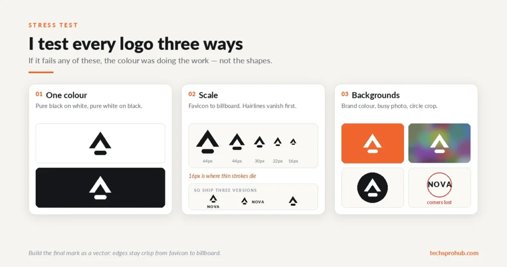 logo stress test black white scale