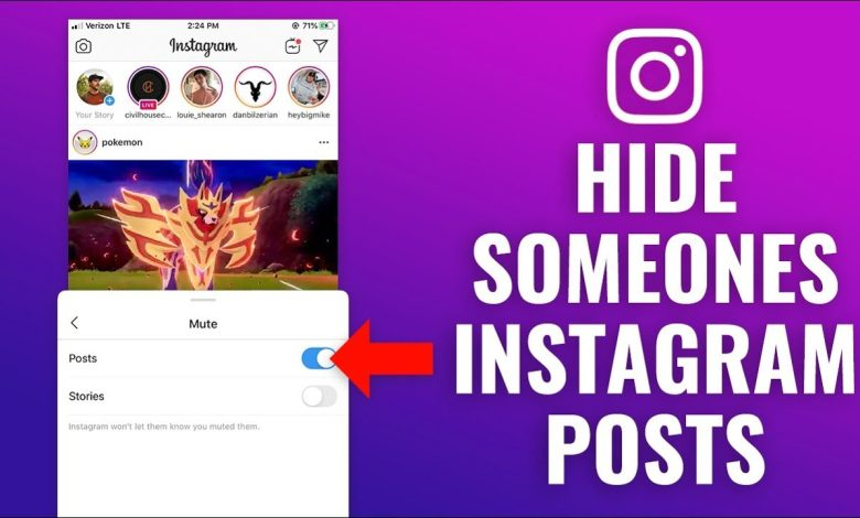 how to hide someones instagram posts
