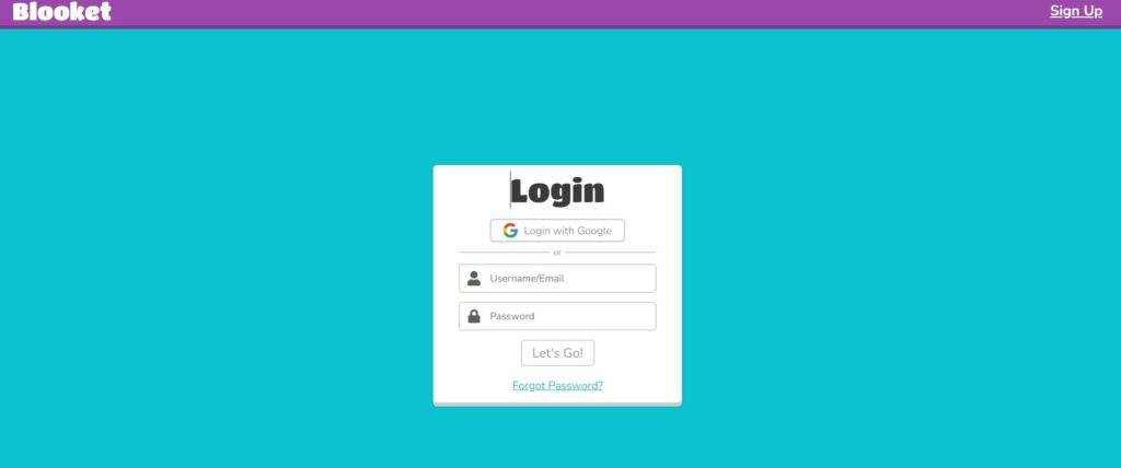 Blooket login