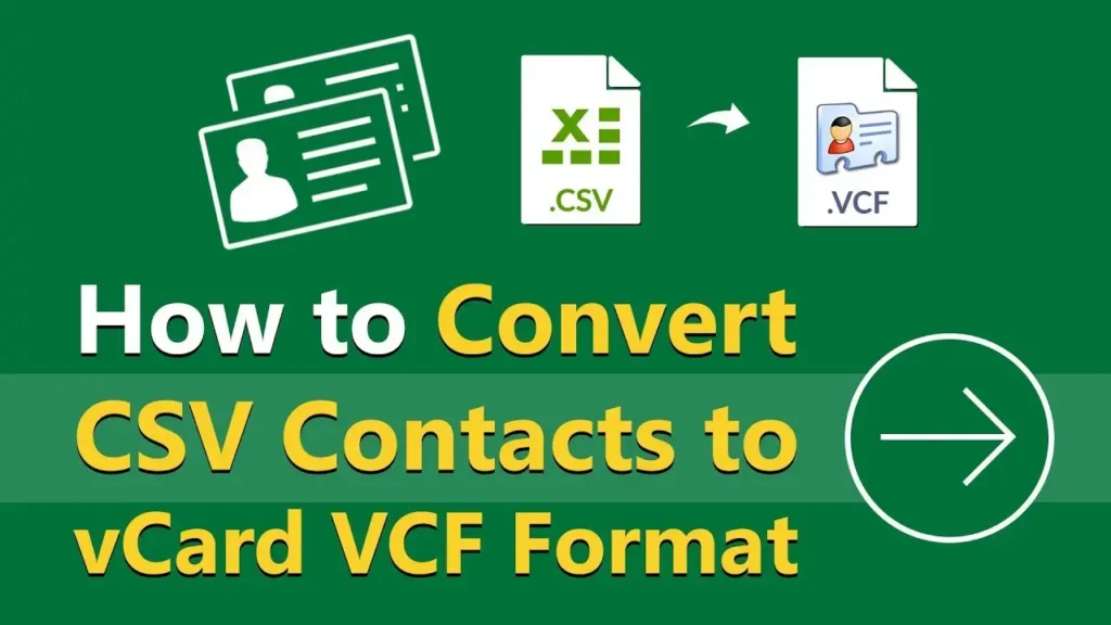 Convert a CSV File to a VCF Format