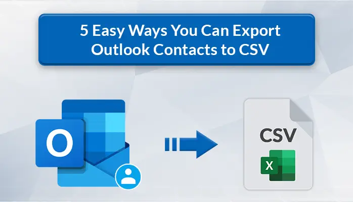 Export Outlook Contacts to CSV