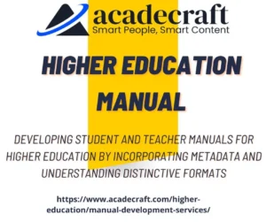 higher education manual