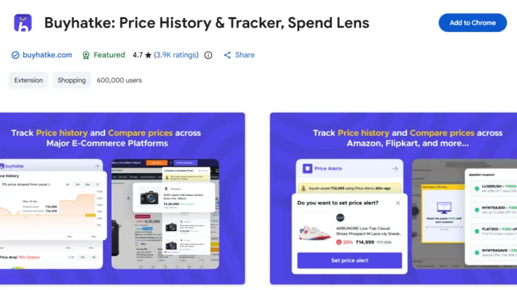 buyhatke chrome extension