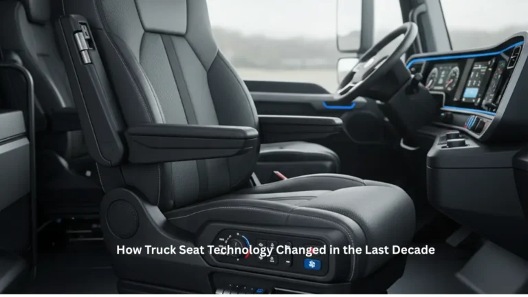 How Truck Seat Technology Changed in the Last Decade