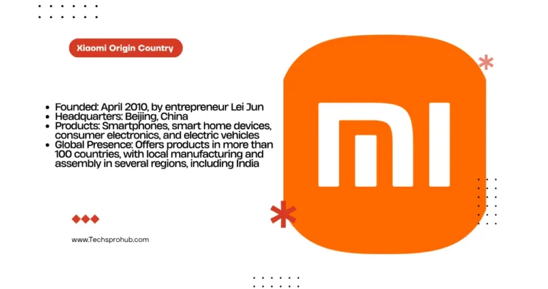 Xiaomi Origin Country